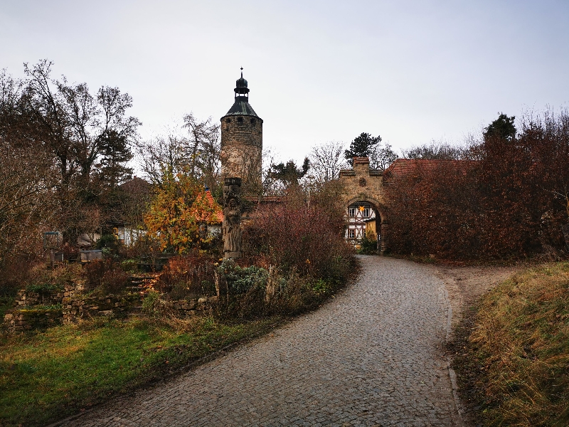 Blick auf Schloss Tonndorf